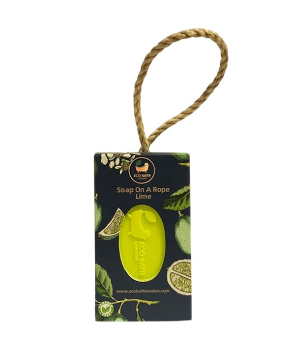 Eco Bath London Soap On A Rope Lime
