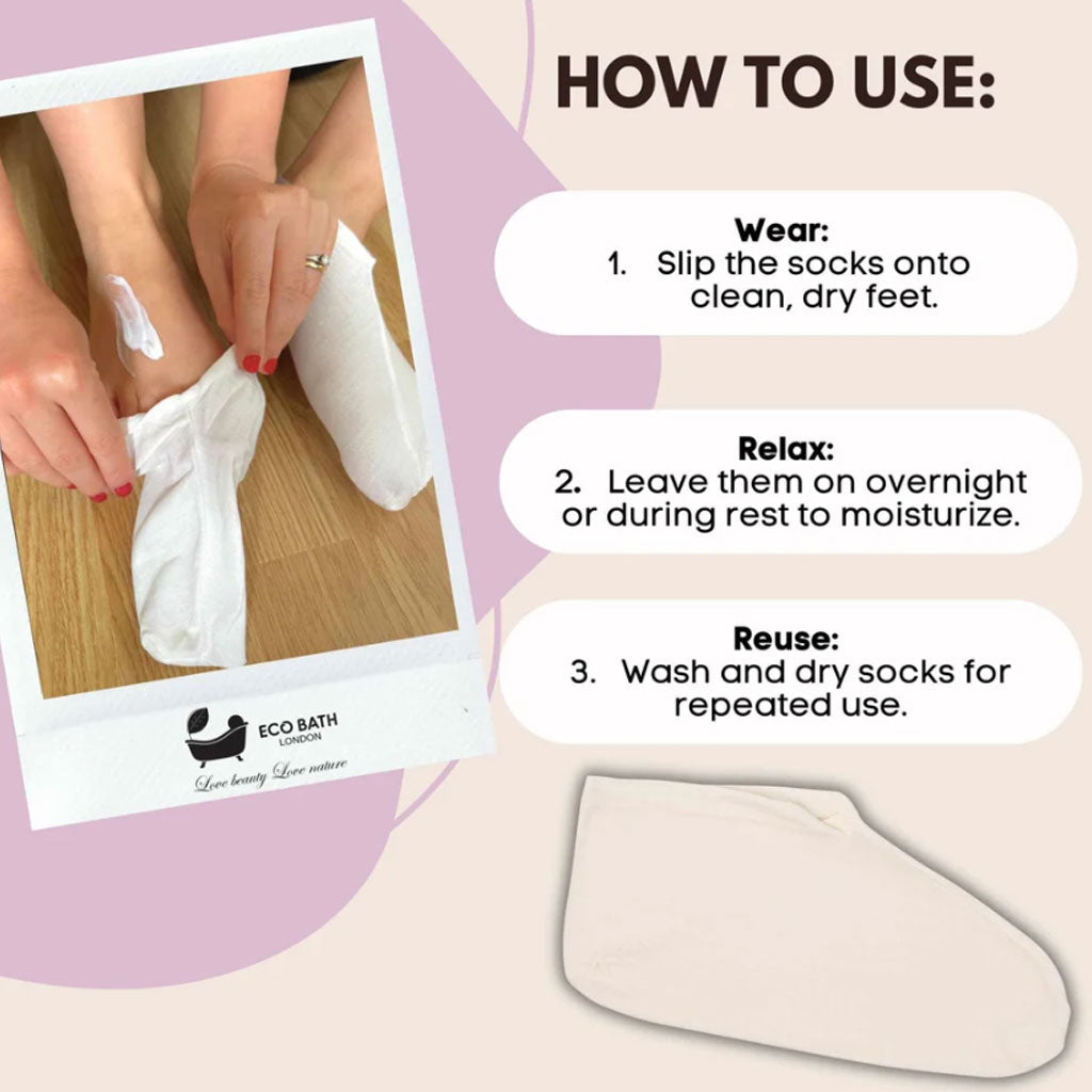 Eco Bath London Super Soft Moisturising Bamboo Socks