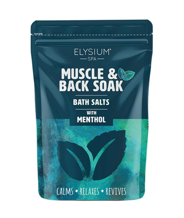 Elysium Spa Muscle And Back Soak Bath Salts With Menthol