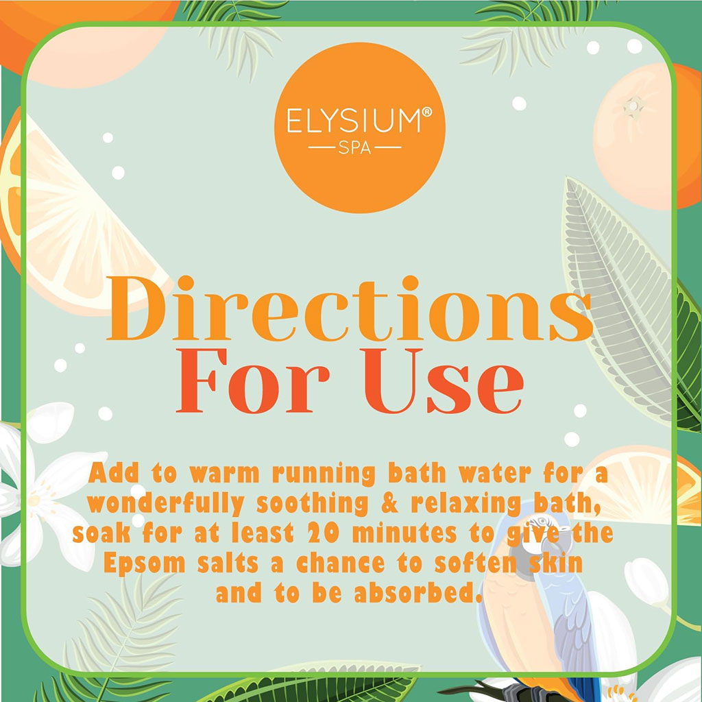 Elysium Spa Neroli And Sweet Orange Epsom Salts