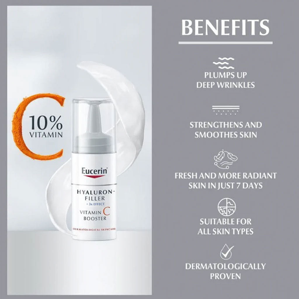 Eucerin Hyaluron Filler 3X Effect Vitamin C Booster Serum