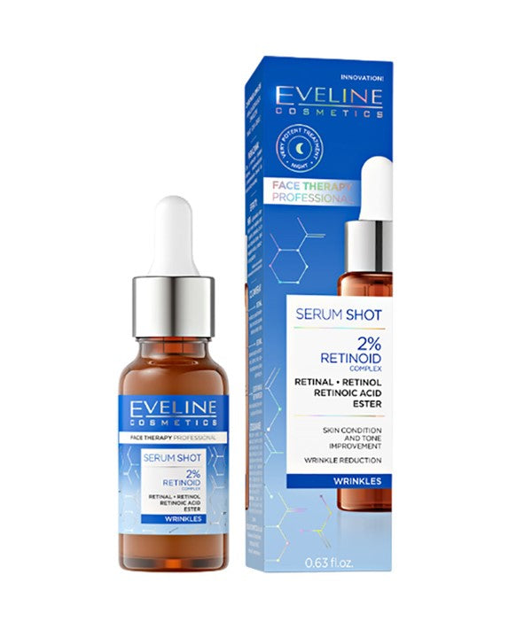 Eveline Face Therapy Serum Shot 2 Percent Retinoid Wrinkle Treatment