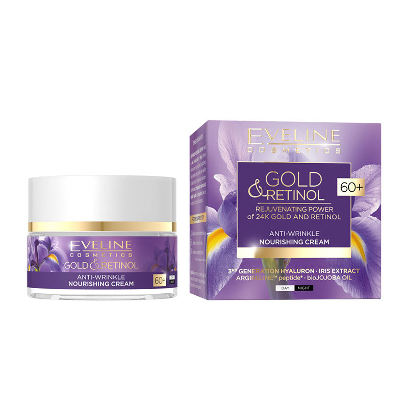 Eveline Gold Retinol Anti Wrinkle Nourishing Cream 60 Plus