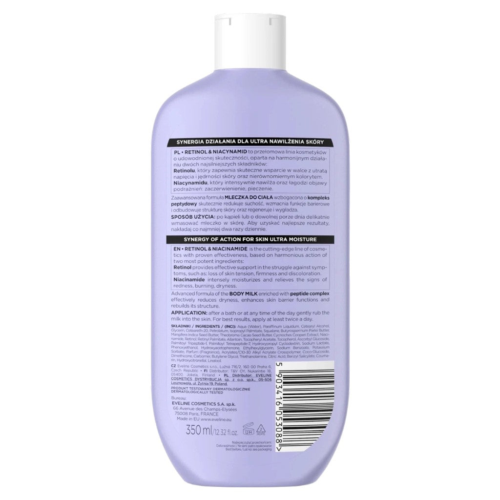Eveline Retinol And Niacynamid Ultra Rich Body Milk