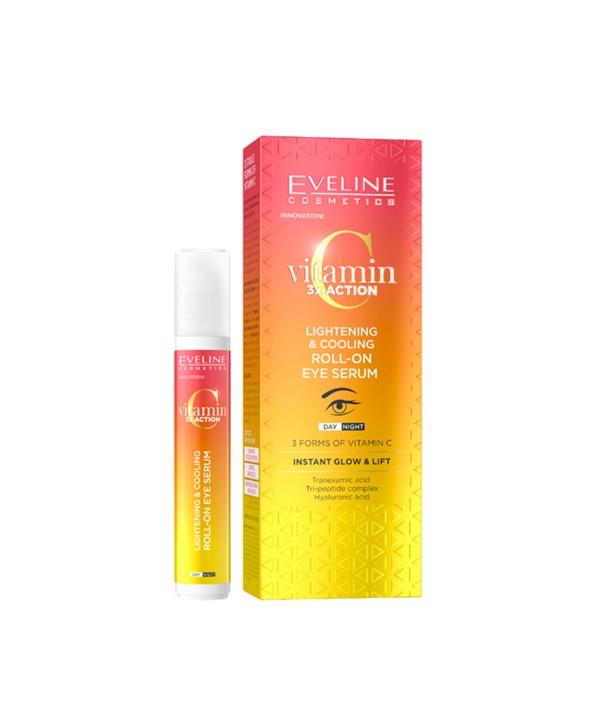 Eveline Vitamin C 3X Action Lightening Cooling Roll On Eye Serum