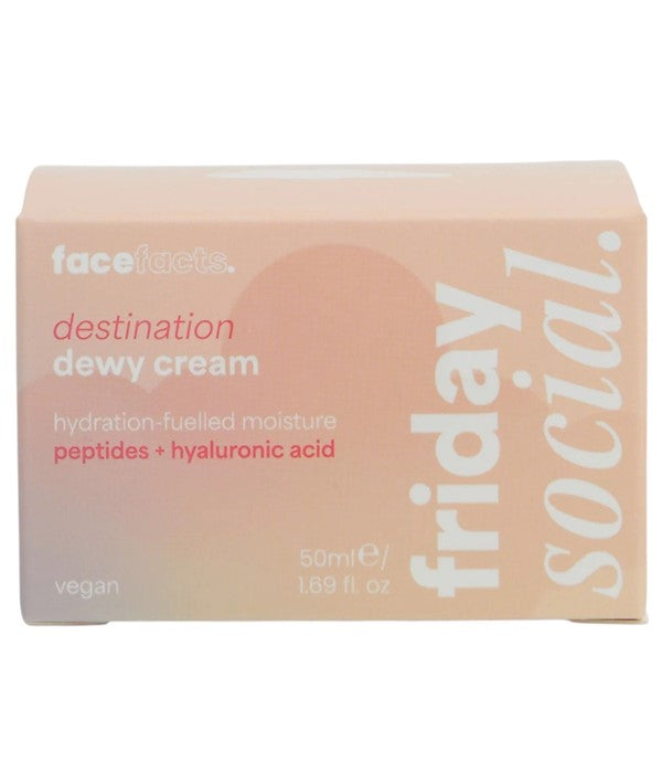 Face Facts Friday Social Destination Dewy Cream