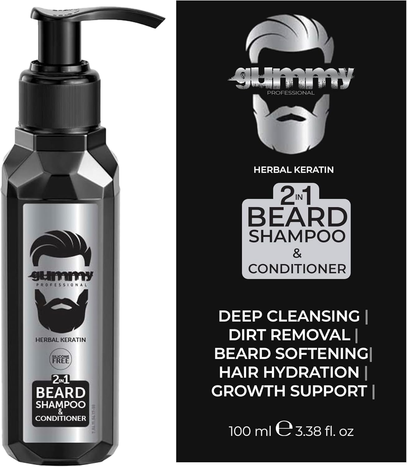 Fonex Gummy 2 In 1 Beard Shampoo And Conditioner