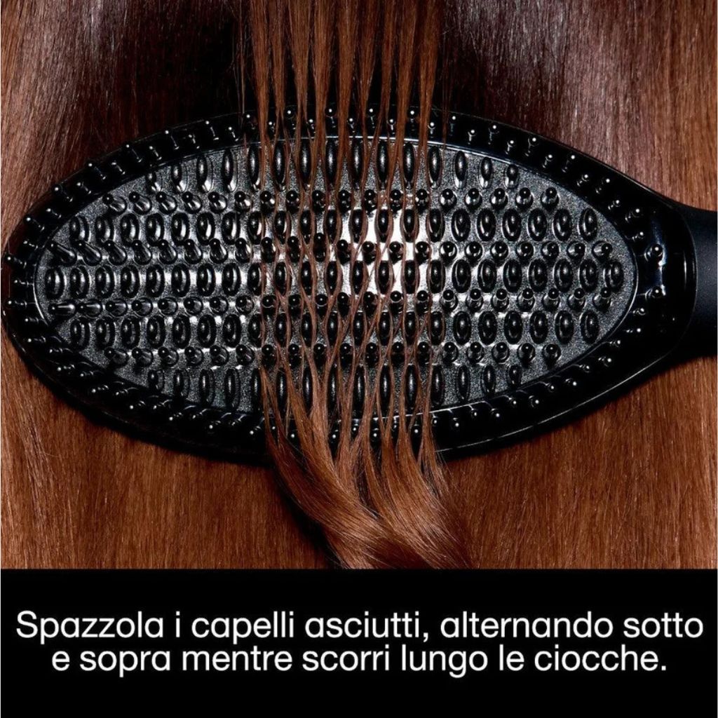 GHD Glide Plus Smoothing Hot Oval Brush Black