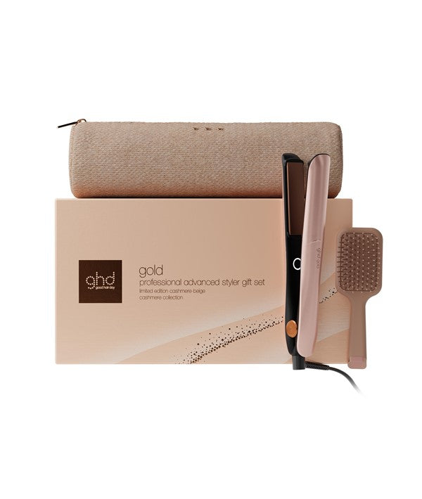GHD Gold Professional Advanced Styler Gift Set Beige