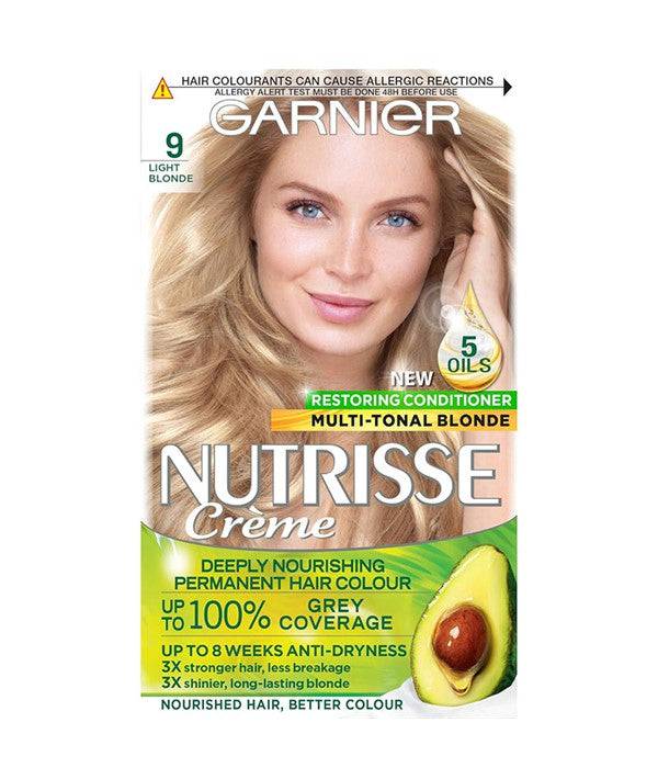 Garnier Nutrisse Creme Permanent Nourishing Hair Color 9 Blonde Aphrodite