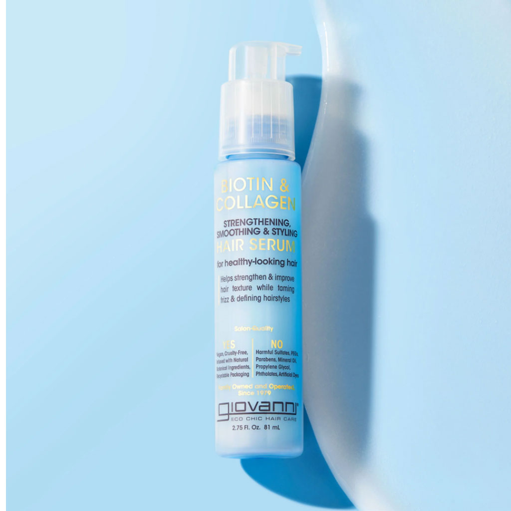 Giovanni Biotin Collagen Strengthening Smoothing And Styling Hair Serum