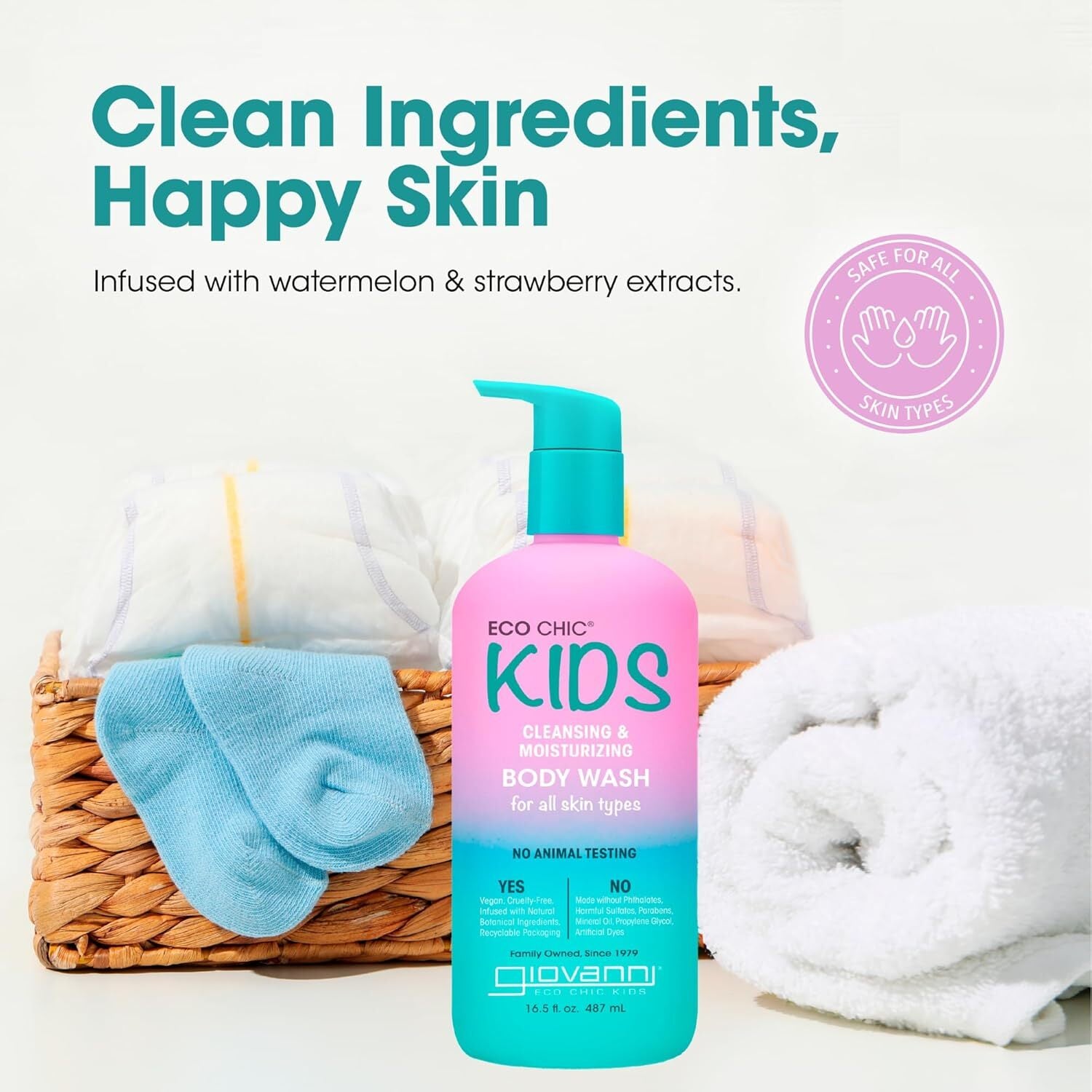 Giovanni Eco Chic Kids Cleansing And Moisturizing Body Wash