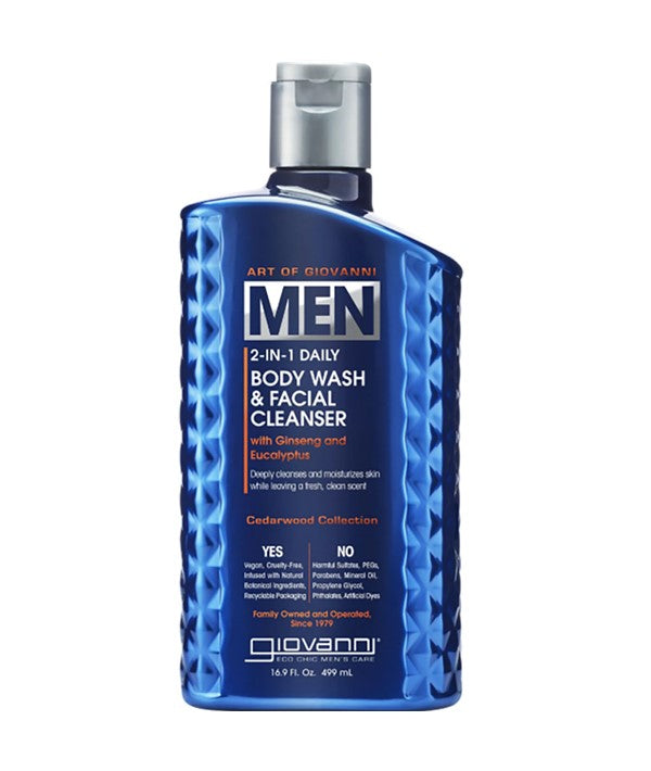 Giovanni Men 2 In 1 Daily Body Wash And Facial Cleanser