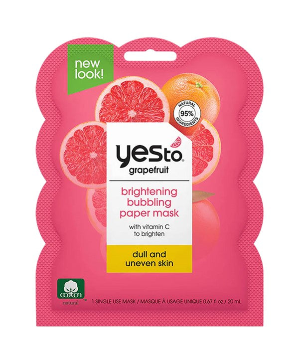 Yes To Grapefruit Vitamin C Bubbling Paper Mask