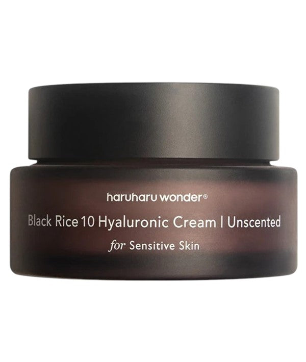 Haruharu Wonder Black Rice 10 Hyaluronic Unscented Cream For Sensitive Skin