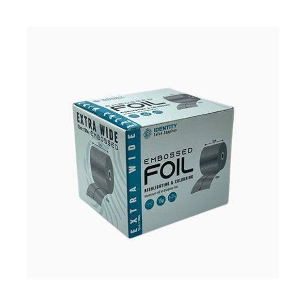 Identity Salon Supplies embossed highlighting and coloring foil for hair color and bleach application, wide and durable.