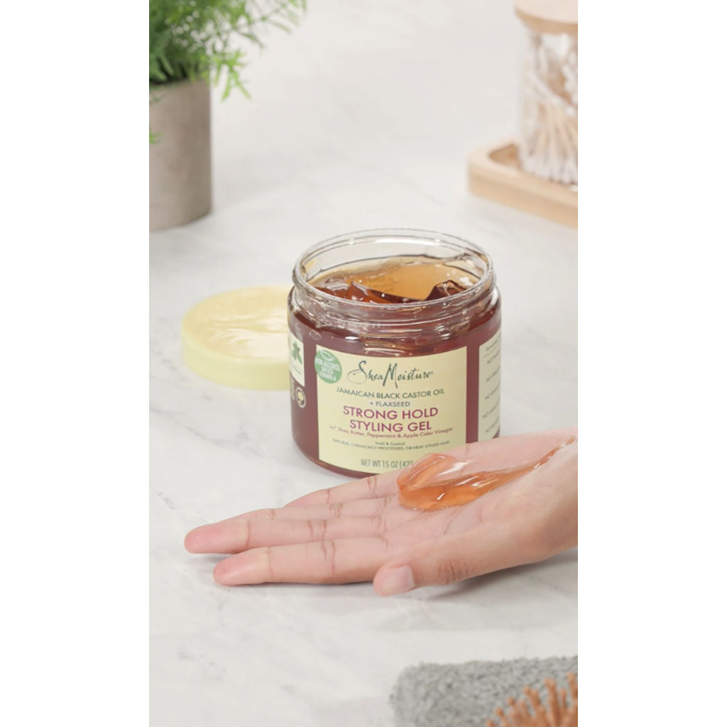 Shea Moisture Jamaican Black Castor Oil And Flaxseed Strong Hold Styling Gel