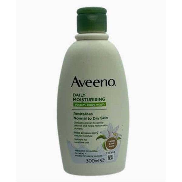 Johnson And Johnson Aveeno Daily Moisturizing Vanilla And Oat Scent Yogurt Body Wash