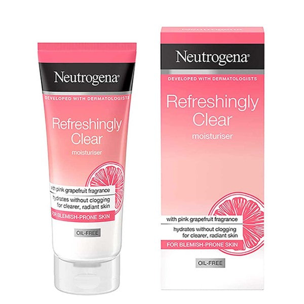 Johnson And Johnson Neutrogena Refreshingly Clear Pink Grapefruit Oil Free Moisturiser