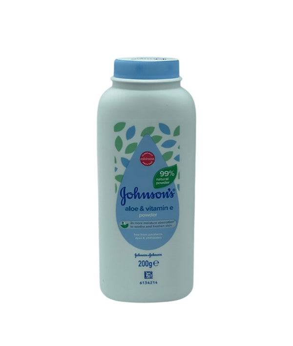 Johnson And Johnson Johnsons Baby Aloe Vera And Vitamin E Powder