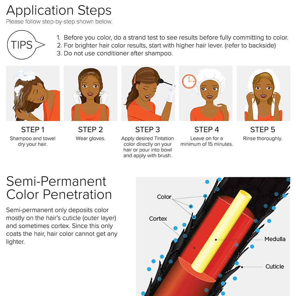 Kiss Products Kiss Colors Tintation Semi Permanent Berry Red T342