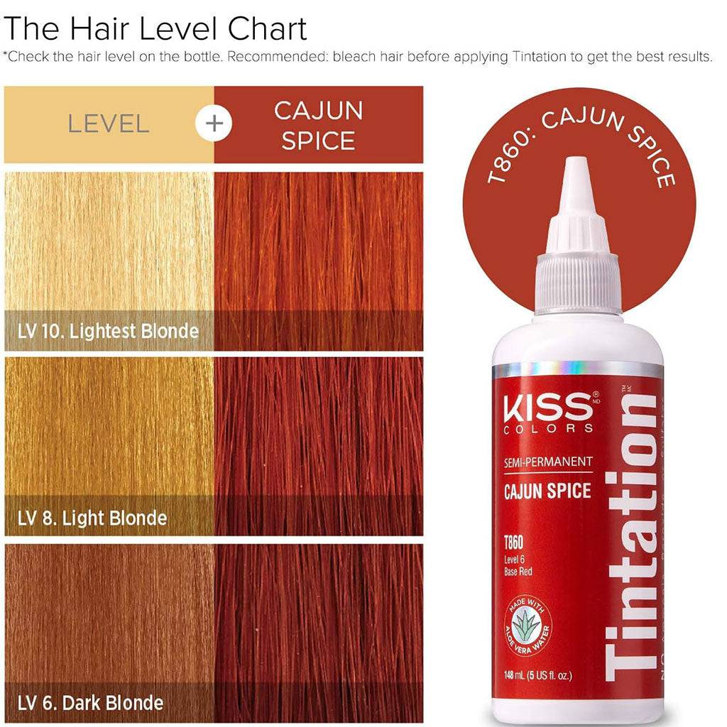 Kiss Products Kiss Colors Tintation Semi Permanent Cajun Spice T860