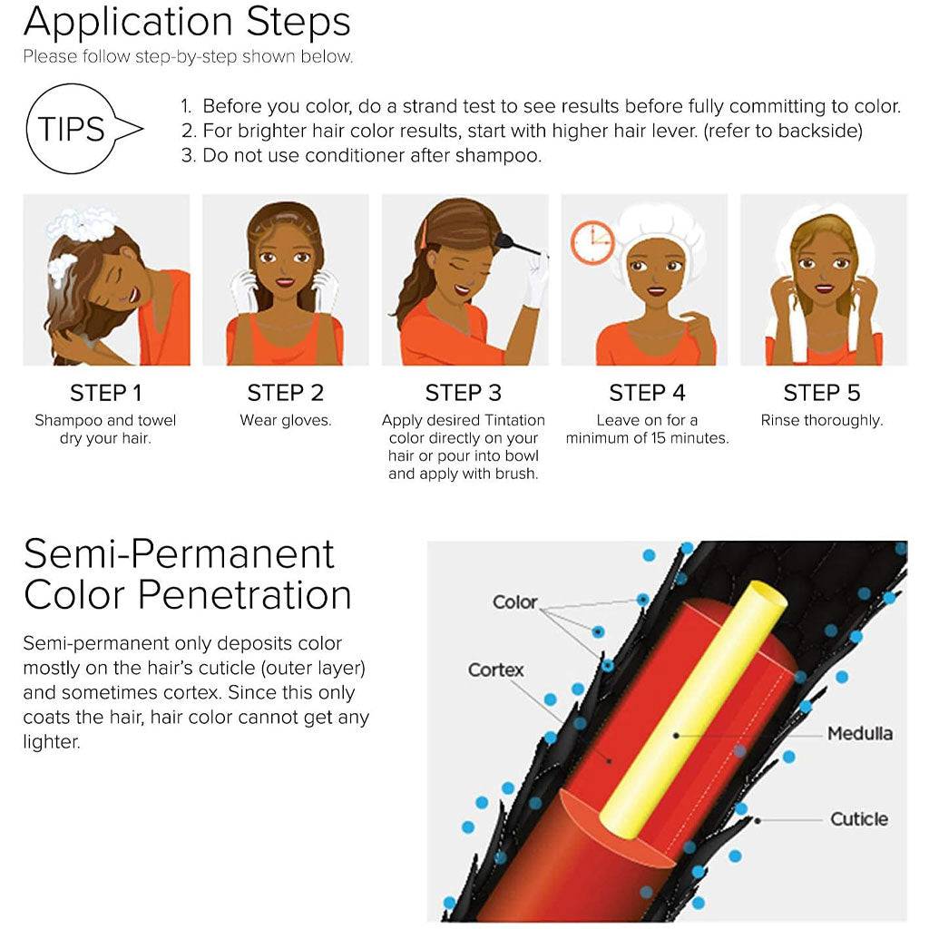 Kiss Products Kiss Colors Tintation Semi Permanent Red Storm T542