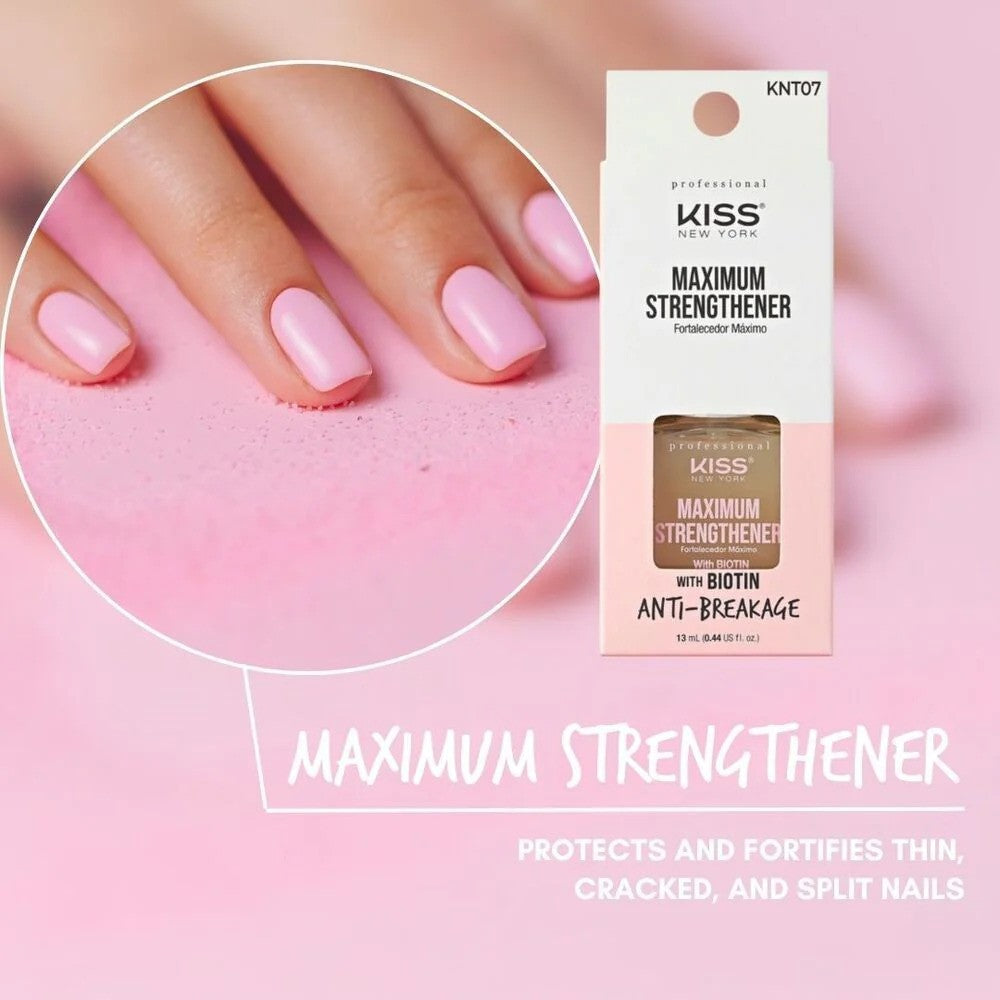 Kiss Maximum Strengthener With Biotin Anti Breakage
