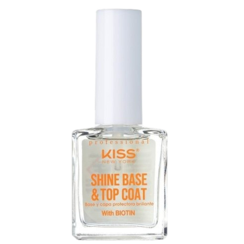 Kiss Shine Base And Top Coat With Biotin Anti Chipping
