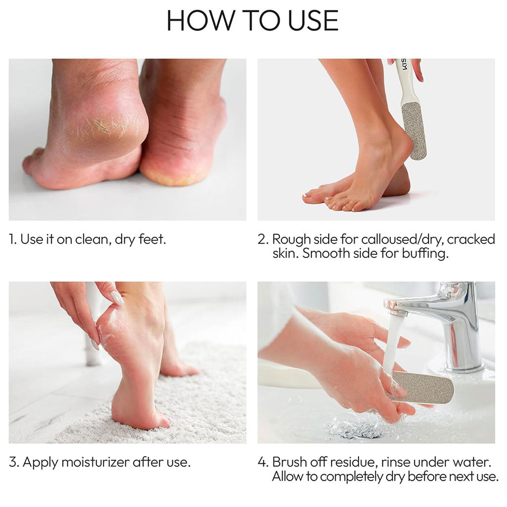 Kiss Products Kiss Nickel Double Sided Foot File FF22