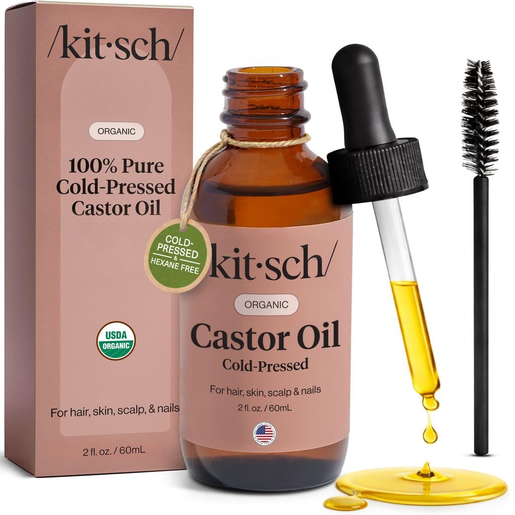 Kitsch 100 Percent Pure Cold Pressed Castor Oil