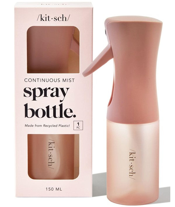 Kitsch continuous mist spray bottle in terracotta for hair, 150ml, with a sleek, ergonomic design and spray nozzle.