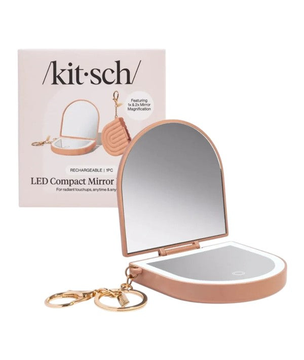 Kitsch LED Compact Mirror Keychain