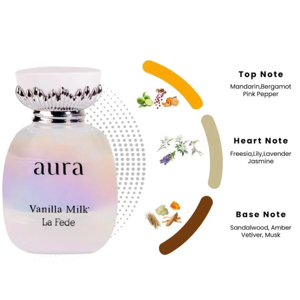 La Fede Aura Vanila Milk Eau De Parfum for her bottle product image