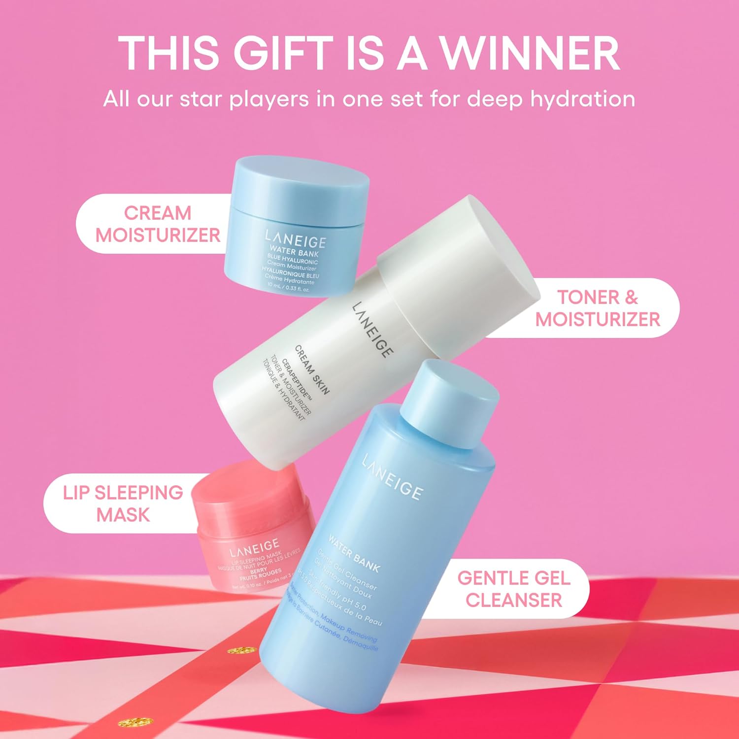 Laneige Hydration To Go 4 Pieces