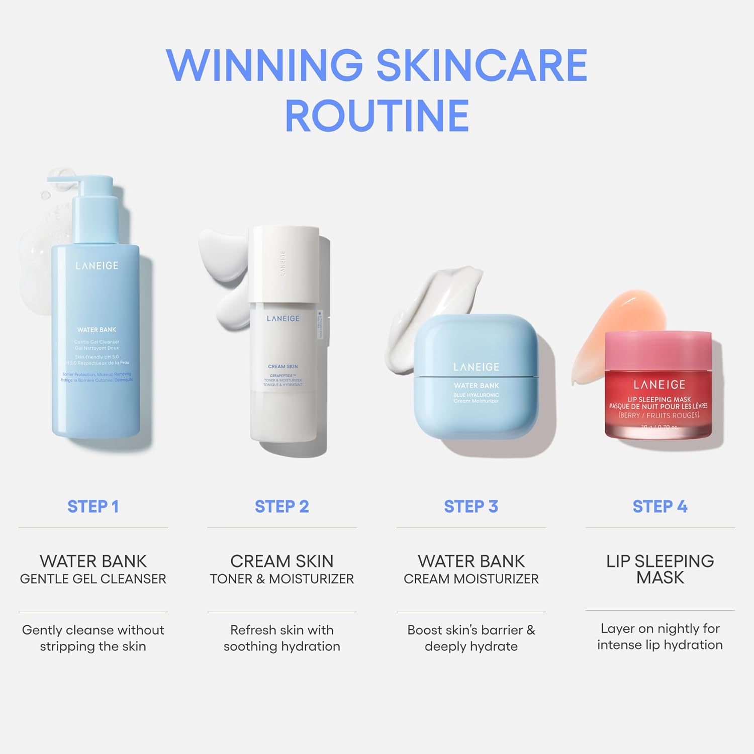 Laneige Hydration To Go 4 Pieces