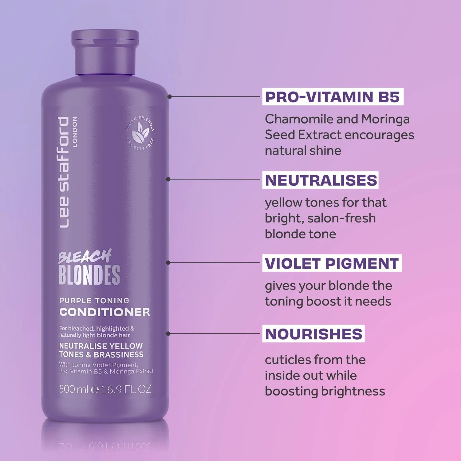 Lee Stafford Bleach Blondes Purple Toning Conditioner