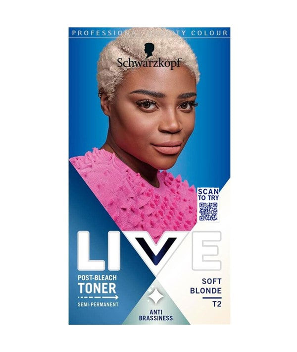 Schwarzkopf Live Post Bleach Toner Semi Permanent Soft Blonde T2