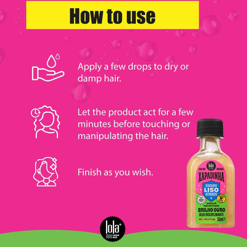 Lola Cosmetics Xapadinha Frizz Control Styling Oil