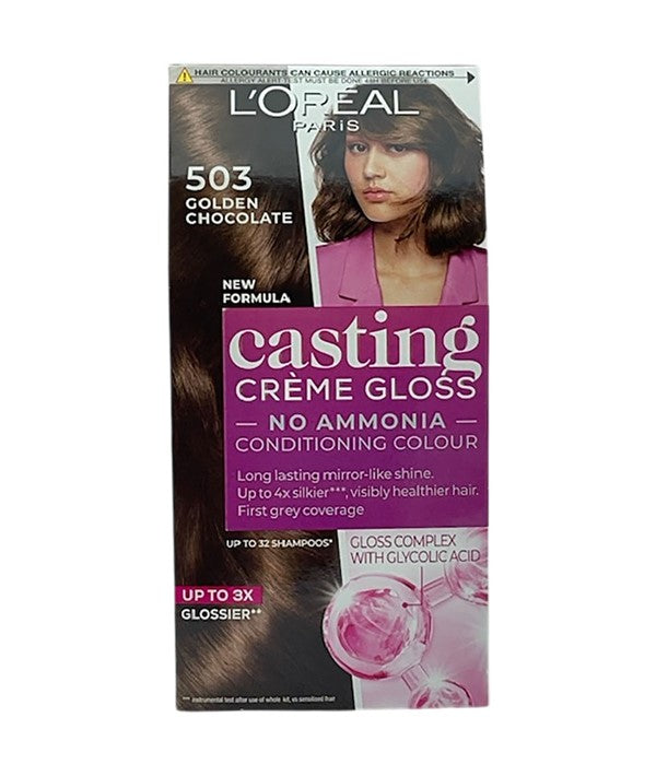 Loreal Casting Creme Gloss Conditioning Color 503 Golden Chocolate