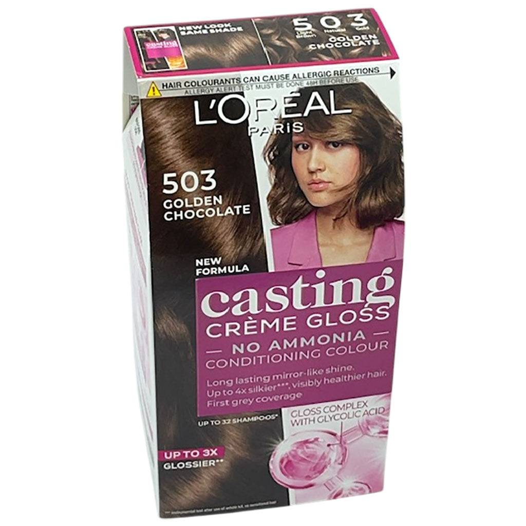Loreal Casting Creme Gloss Conditioning Color 503 Golden Chocolate