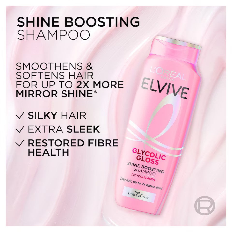 Loreal Elvive Glycolic Gloss Shine Boosting Shampoo