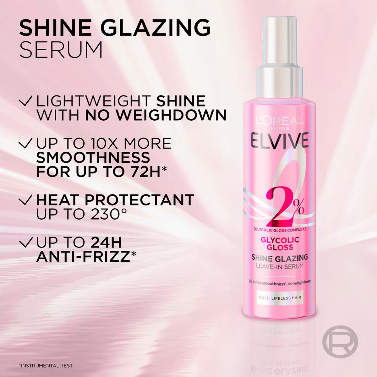 Loreal Elvive Glycolic Gloss Shine Glazing Leave In Serum
