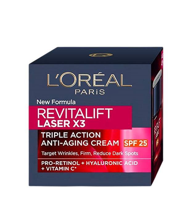 Loreal Revitalift Laser X3 Triple Action Anti Aging Cream SPF25