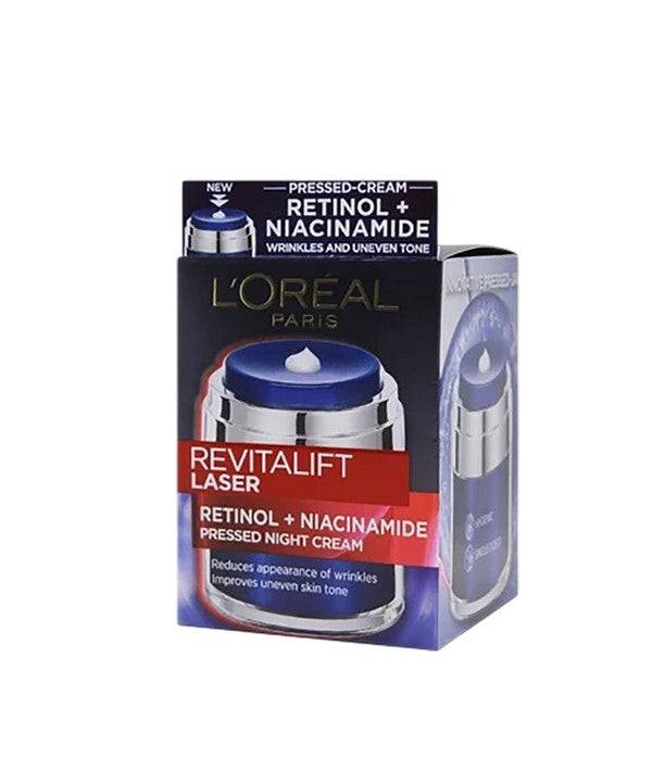 Loreal Revitalift Laser Retinol Niacinamide Pressed Night Cream