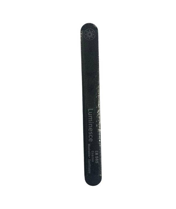 Finesse Luminese professional coarse nail files, model MA565, with textured surface for shaping and smoothing nails.