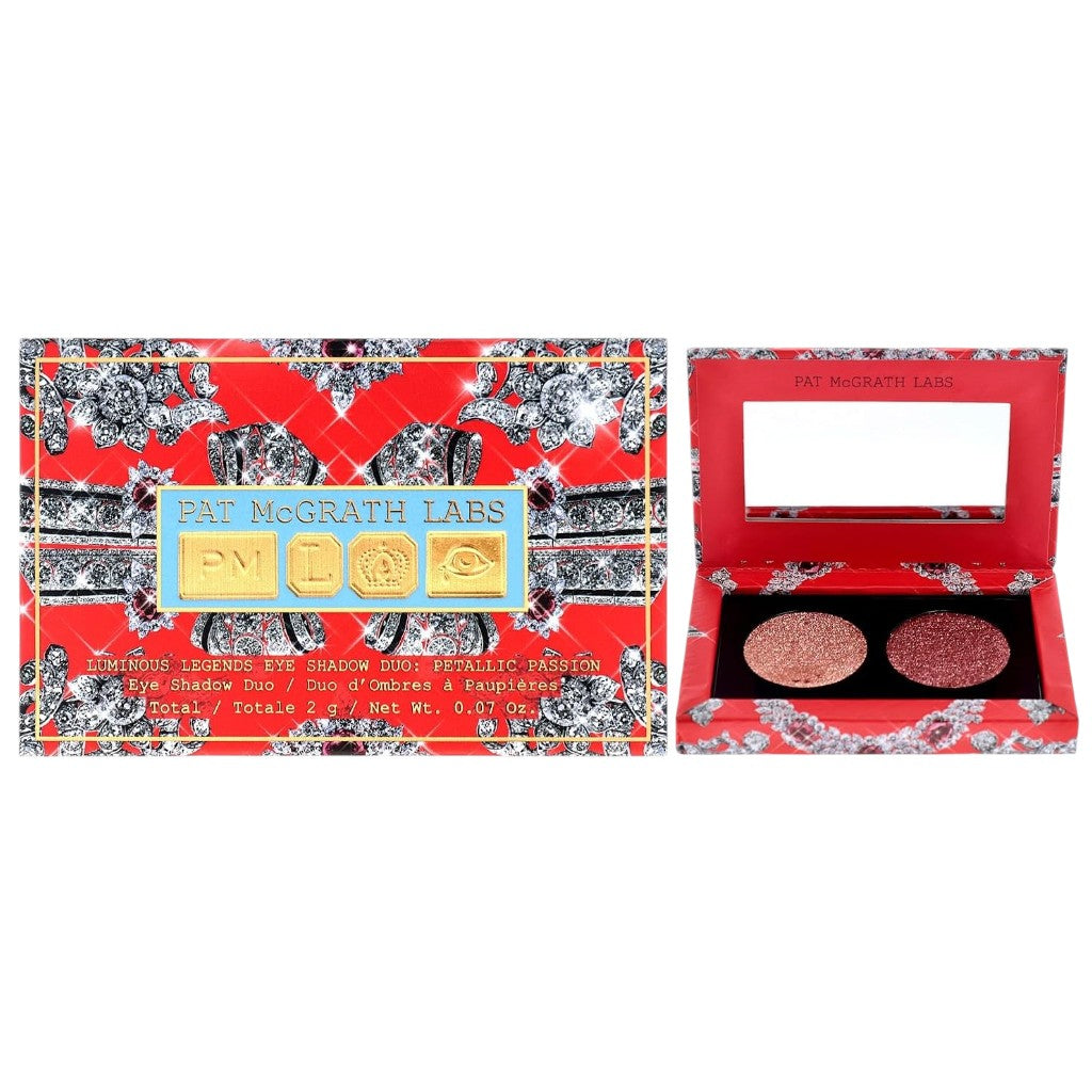 PAT McGrath LABS Luminous Legends Eye Shadow Duo with two complementary eyeshadow shades