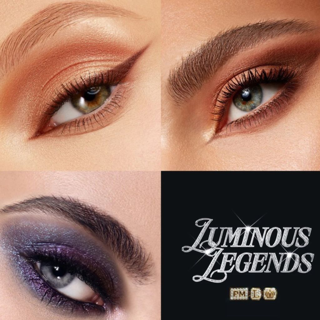 PAT McGrath Labs Luminous Legends Dawn Divinity eye shadow palette with multiple shades and reflective finishes