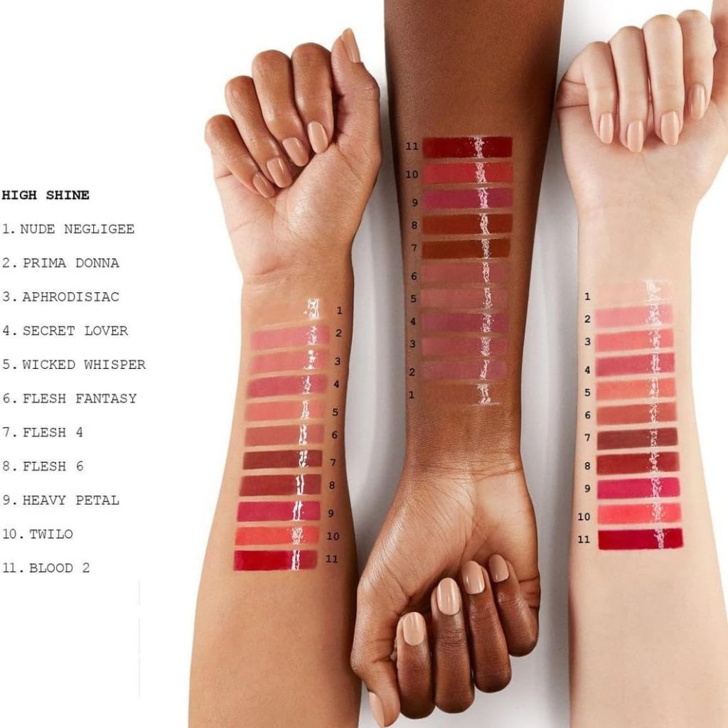 PAT McGrath Labs Lust Lip Gloss in Secret Lover shade tube and applicator shown.