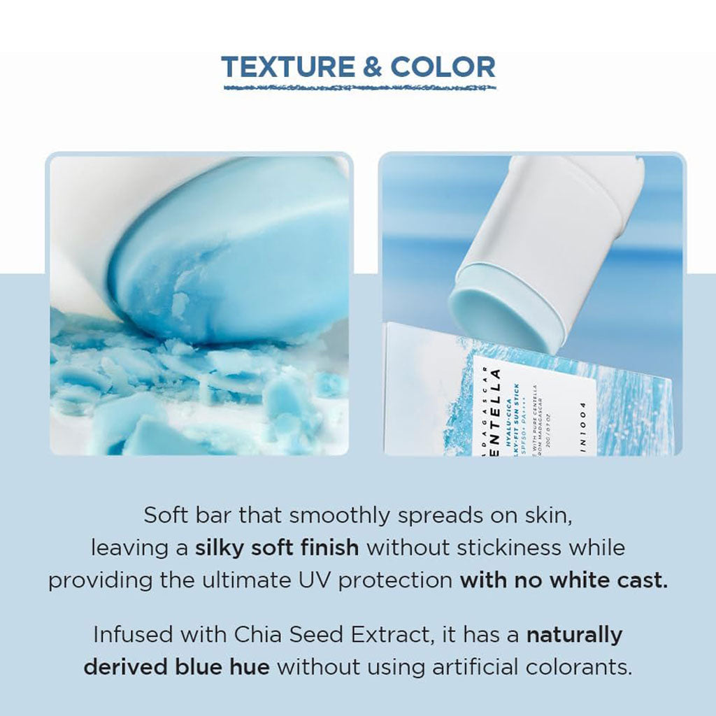SKIN1004 Madagascar Centella Hyalu Cica Silky Fit Sun Stick